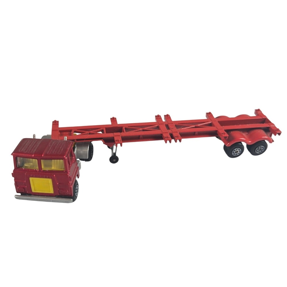 Vintage‎ Matchbox Lesney No. 27 Scammell Tractor Car Transporter England 1973